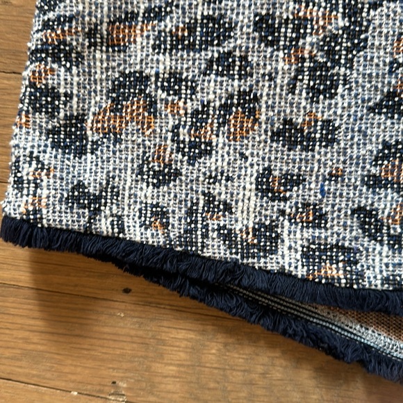 Navy leopard print halter blouse - M - Picture 3 of 3